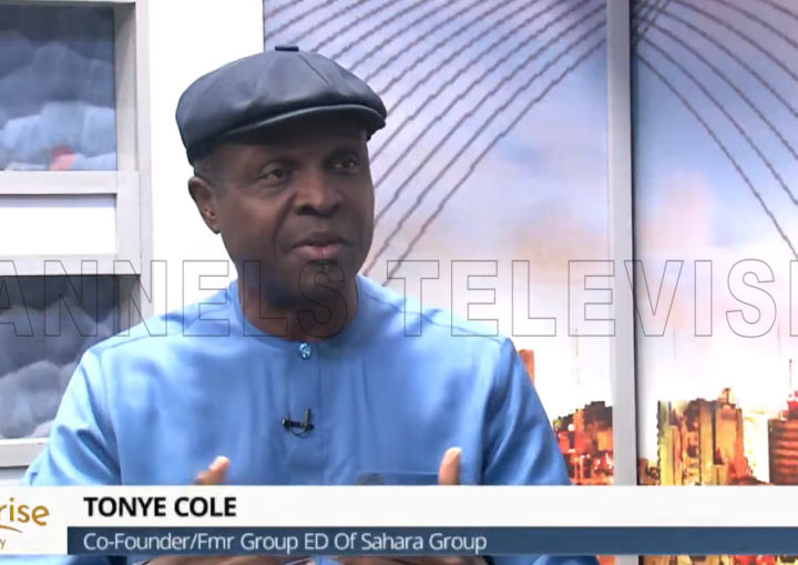 Tonye Cole interview on Channels TV